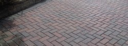 Cleaning external paviours, block driveways and patio slabs.